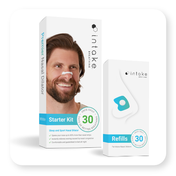 Intake Premier Nasal Dilator Nose Breathing & Snoring Solution