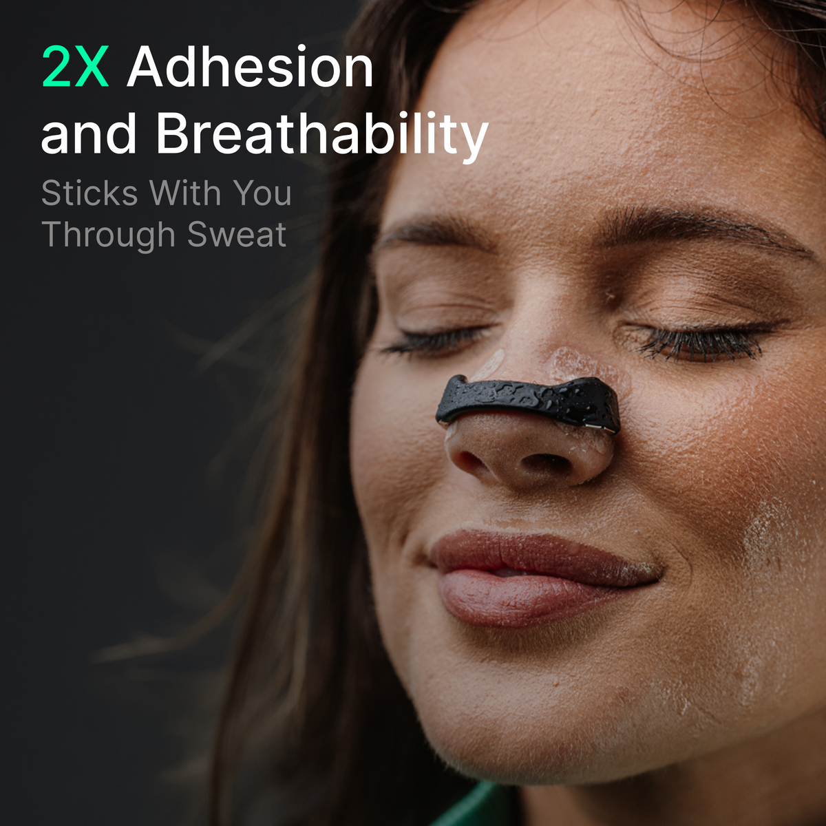 2X adhesion and breathability — Sport Tabs stick with you through sweat
