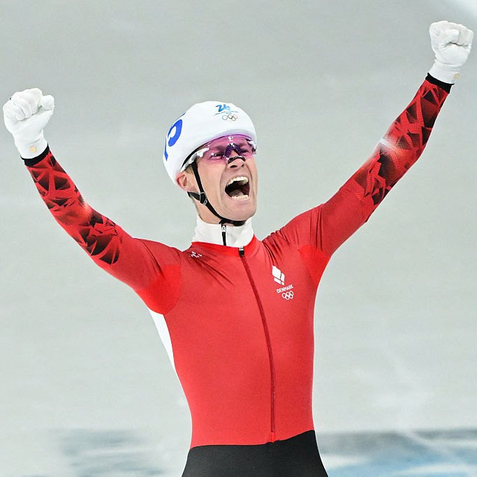 Viktor Hald Thorup celebrating